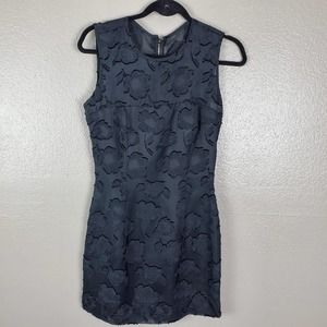 Louisa Nevin for Jane Singer Vintage Sleeveless Black Lace Sheath Dress 6